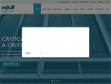 Tablet Screenshot of mjk.com